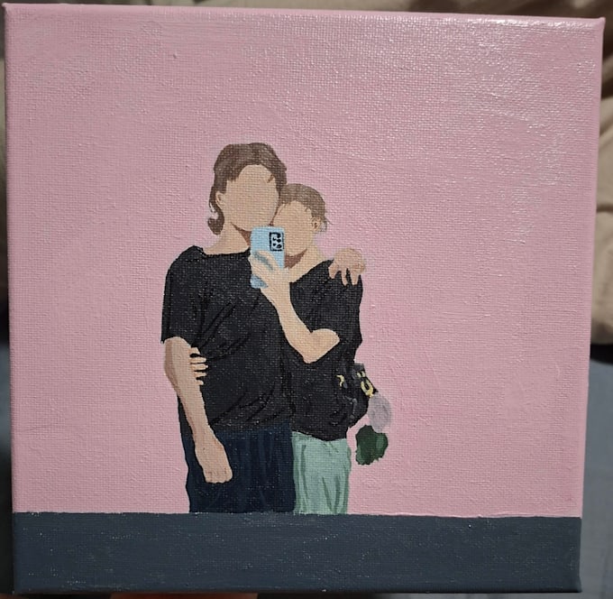 create acrylic portrait paintings