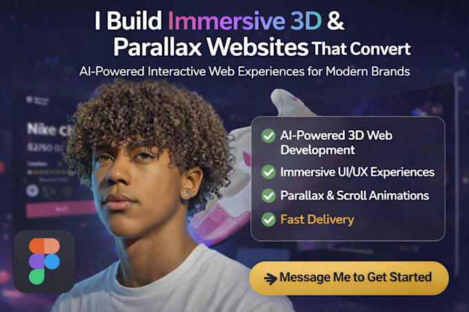 do ai powered 3d, immersive, parallax websites