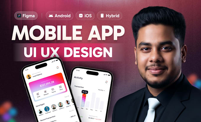 Do professional mobile app ui ux design in figma for you by Acrobat16 ...