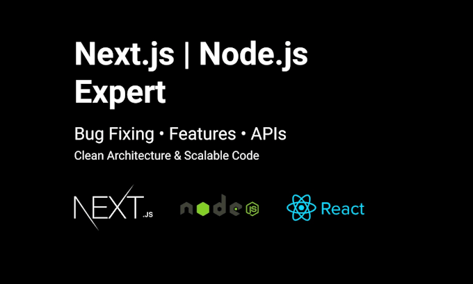build secure, scalable nodejs and nextjs apis for your saas or admin panel