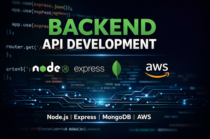 build secure rest API and backend with nodejs and mongodb