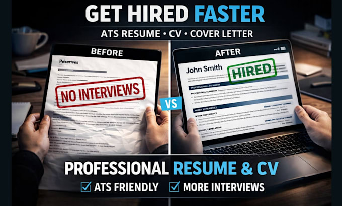 Write a professional resume, cv, and cover letter that gets you hired ...