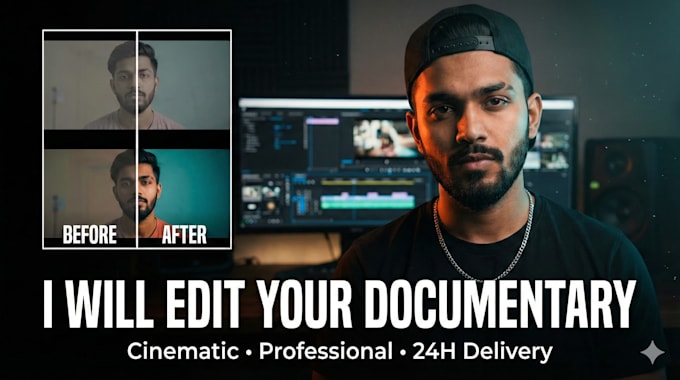 do documentary video editing for high retention