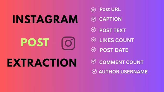 extract instagram post and reels