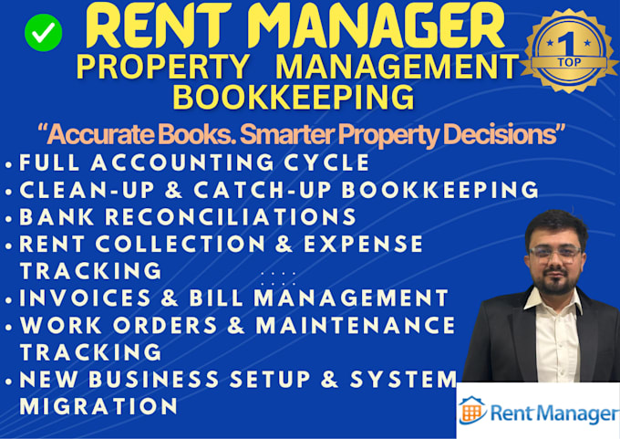 do property bookkeeping on rent manager