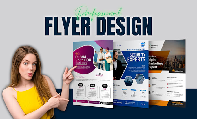 create a professional business flyer design
