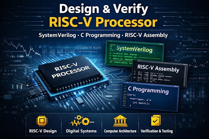 do systemverilog, c, and riscv assembly related projects