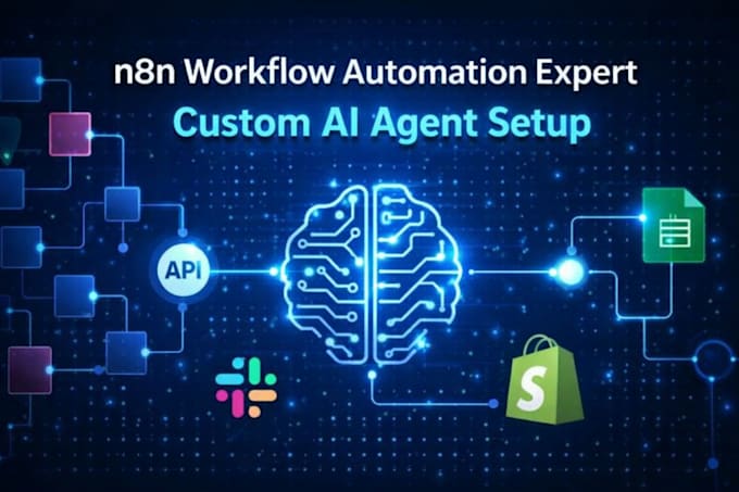 build n8n workflow automation custom ai agent setup expert