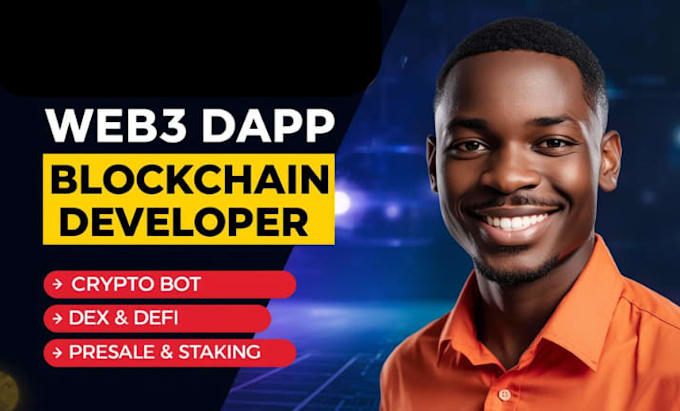 blockchain developer, integrate web3 staking presale dapp smart contract with ai