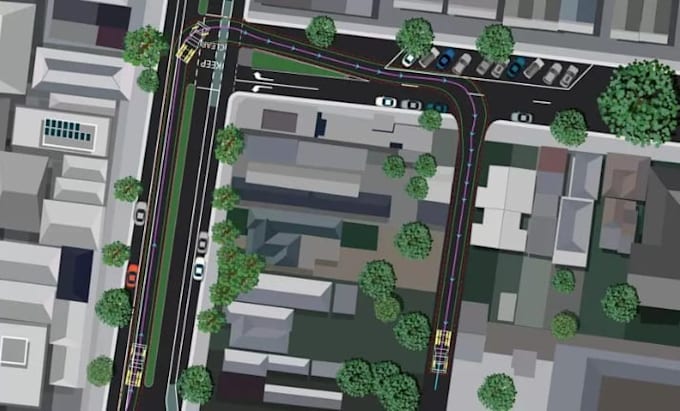 do turning plan and swept path or motorcycles or vehicles or trucks tracking