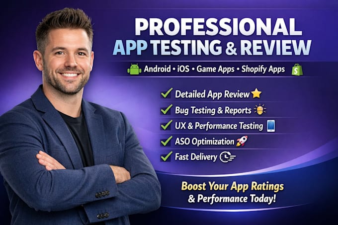 test and review android and ios apps