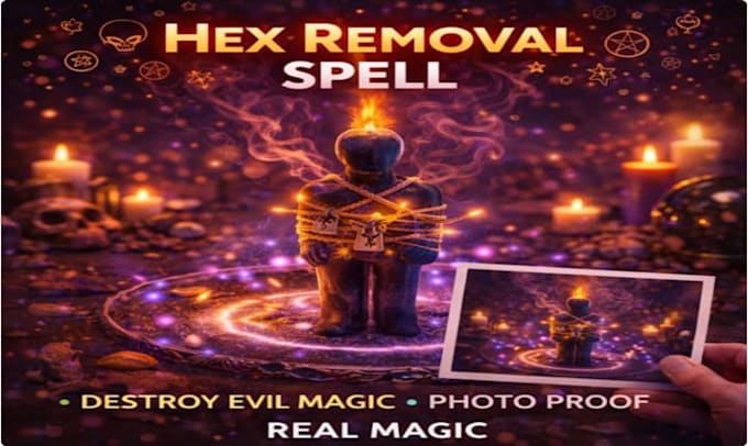 remove black magic curse, negative energy, hex, evil eye and witchcraft