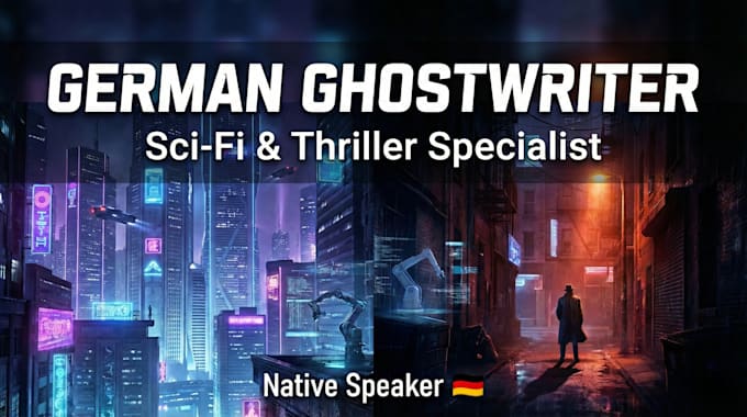 ghostwrite your german science fiction or thriller novel