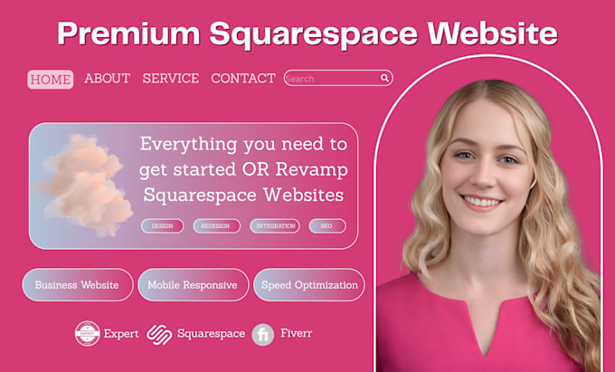 build sqaurespace website design squarespace redesign or website development