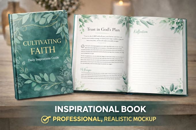 design a prayer journal, daily devotional, or christian KDP book in 48 hours