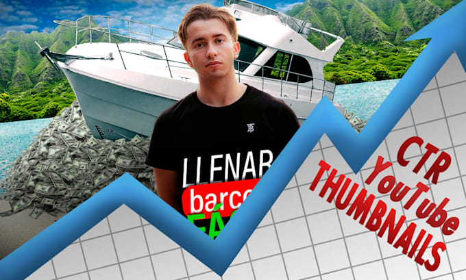 design high CTR business thumbnails