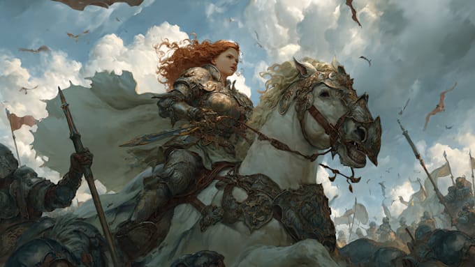 draw high quality fantasy illustration