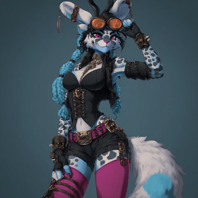 draw furry and cute art for you