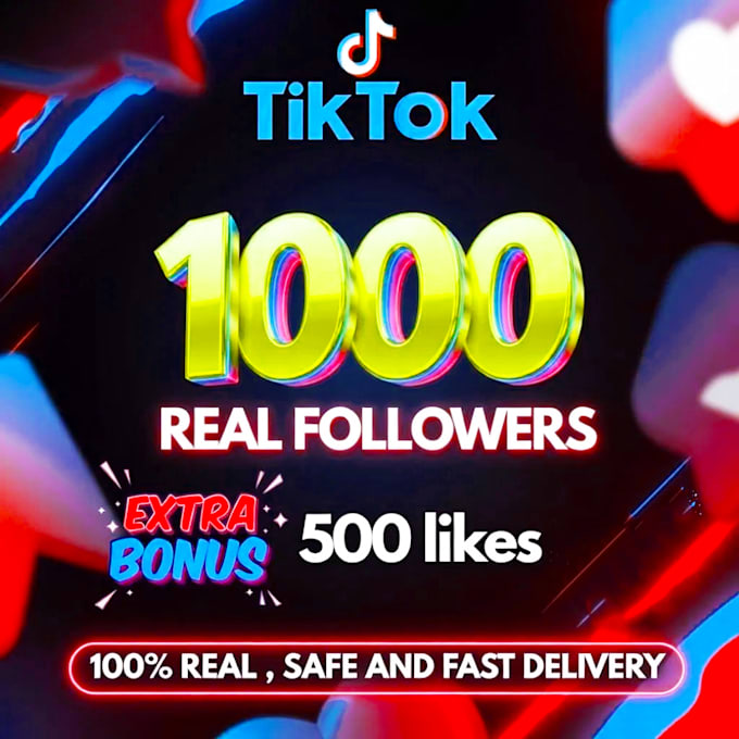 do real permanent 1k tiktok video page followers