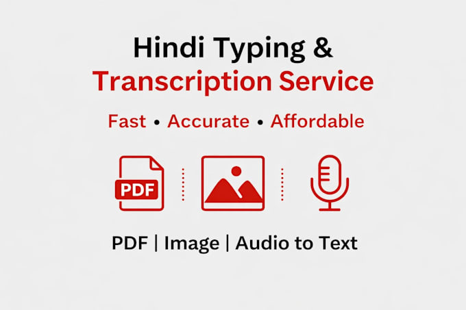 do hindi audio transcription