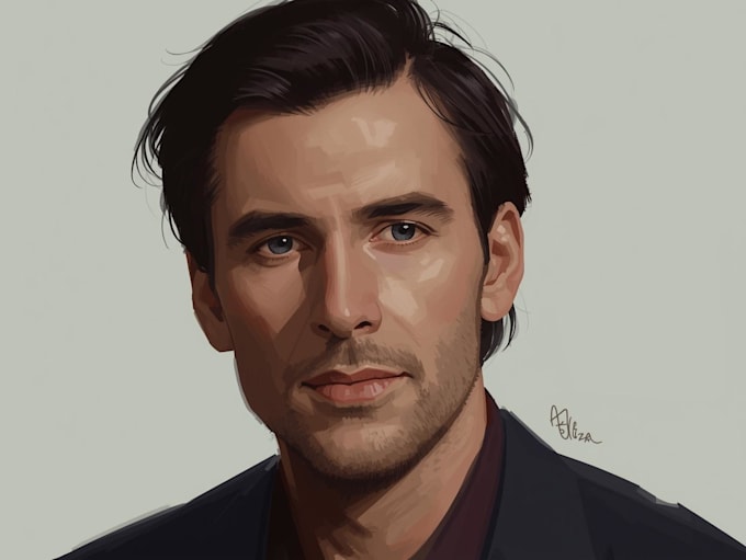 paint realistic painting, portrait and artwork digitally