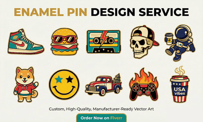 design custom enamel pin for you