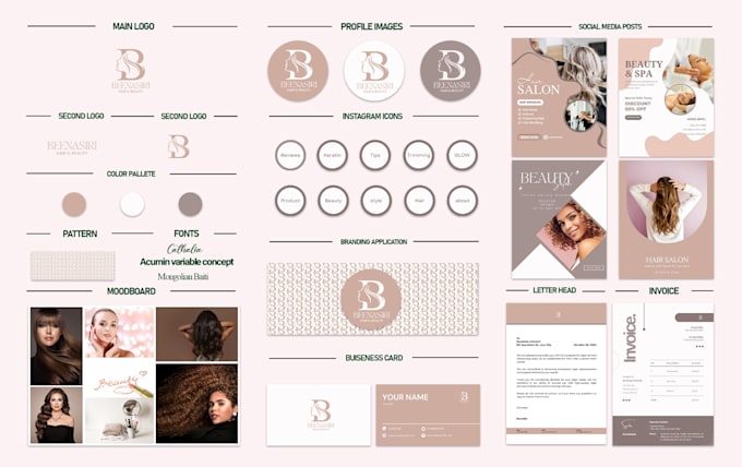 design modern logo and brand identity design or branding kit