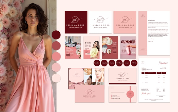 design modern logo and brand identity design or branding kit