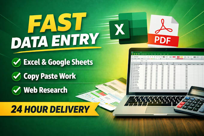 do fast and accurate data entry, copy paste, re typing