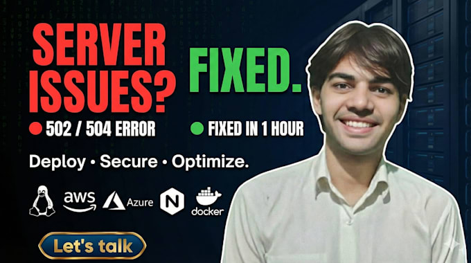 deploy, secure, or fix your web app on AWS, azure, or vps linux