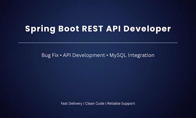 fix spring boot bugs and rest API errors