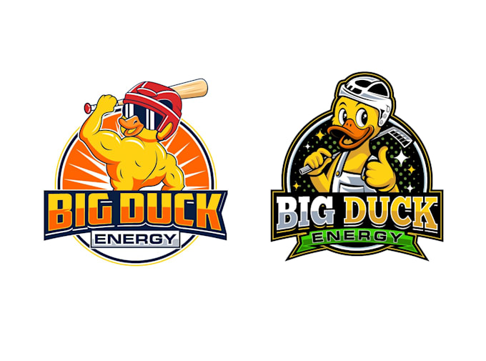 design modern duck logo
