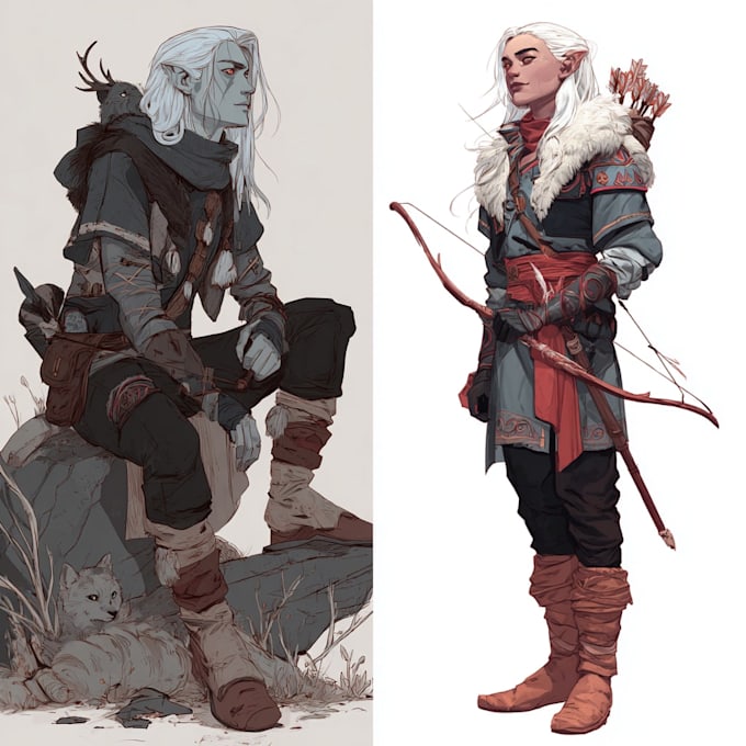 dnd character art and dnd character art