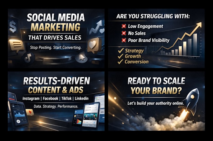 be your social media marketing manager, content creator