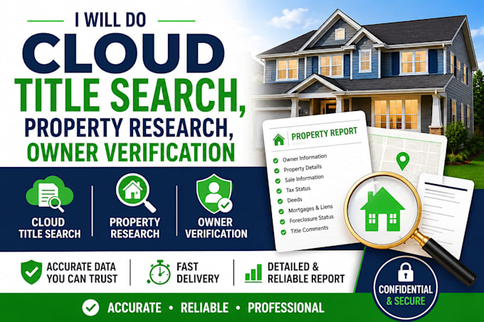 do USA property research and title comments
