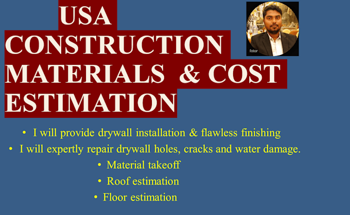 do drywall and cost estimation material takeoff siding