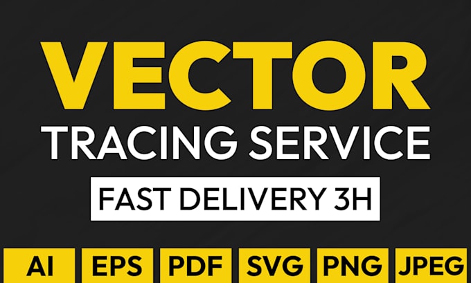 redraw, vectorize, convert logo or graphic to vector asap