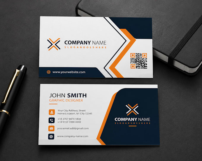 design a professional modern business card