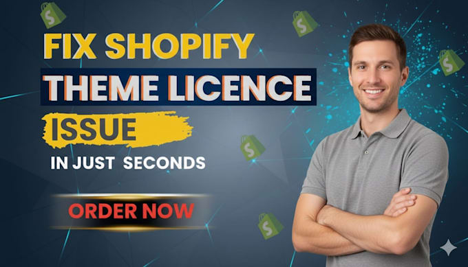 install and fix shopify theme license issue