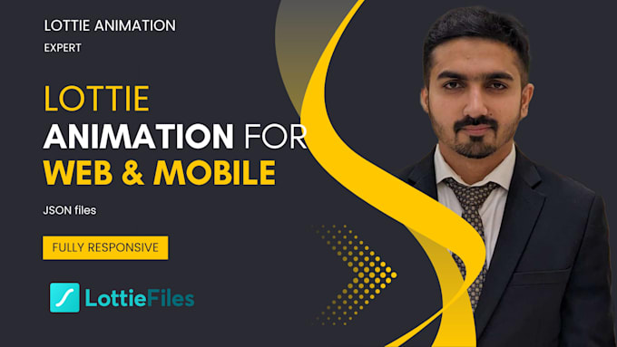 create custom lottie animation for website and mobile app