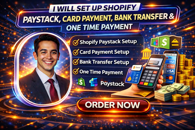 set up shopify paystack, card payment, bank transfer and one time payment