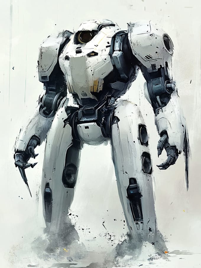 illustrate your mecha, robot and armored characters