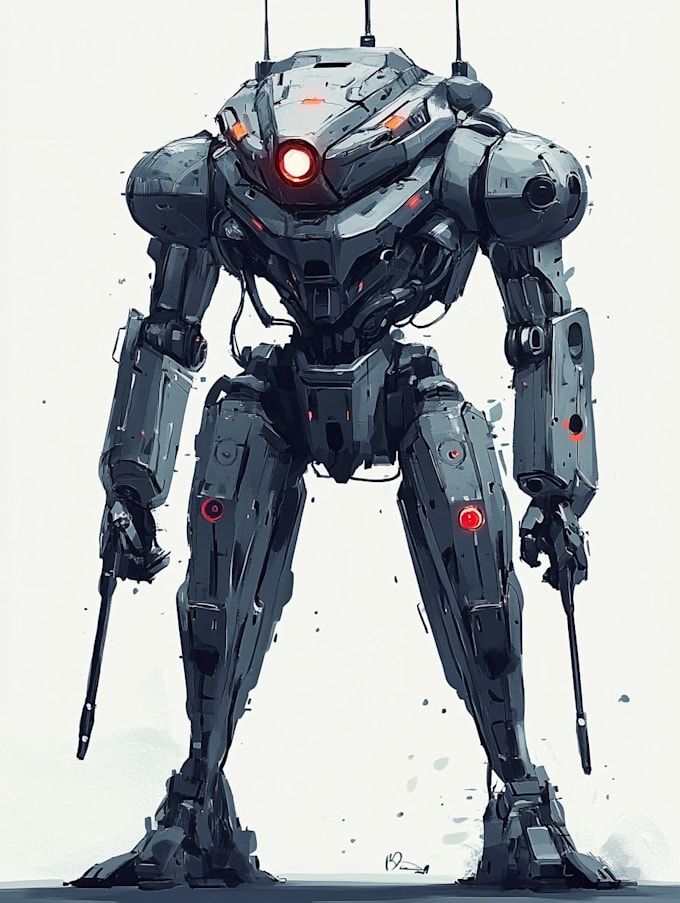 high quality robot, mecha concepts
