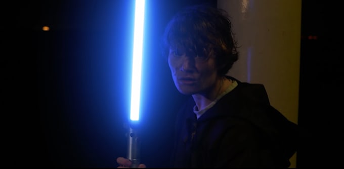 do hollywood level lightsaber vfx
