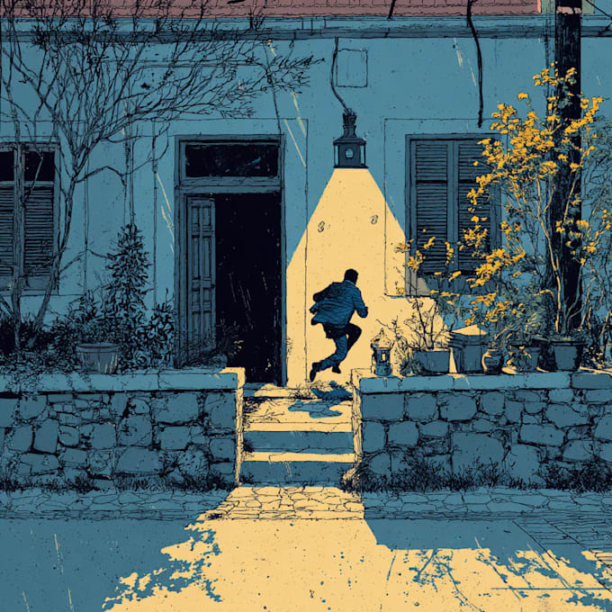 draw noir, horror and dark comic book art and illustrations