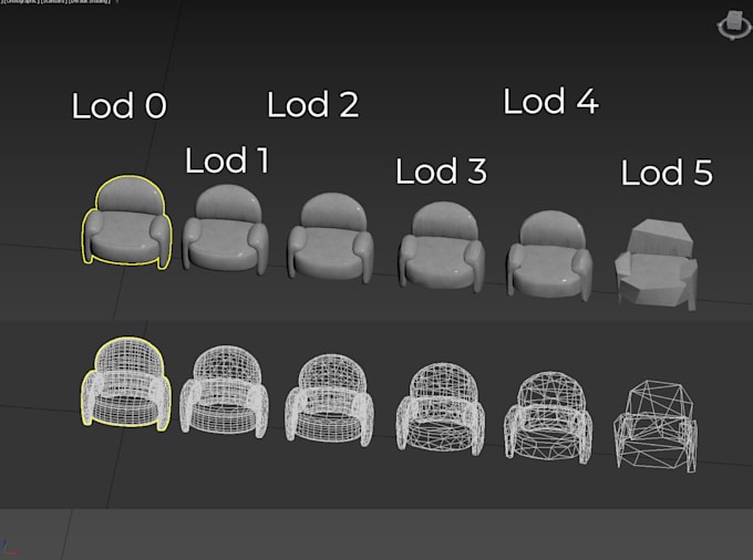 create optimized lods for your 3d game assets