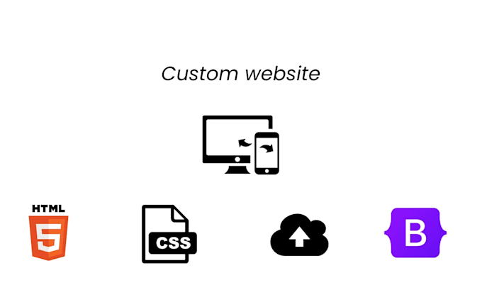 create a custom static website from scratch