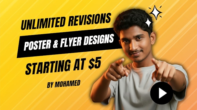 design professional and eye catching posters