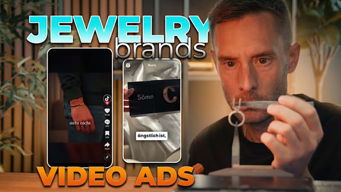 create jewelry brand video ads for ecom shopify facebook