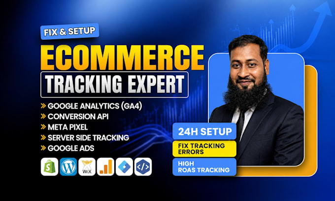 setup ga4 ecommerce tracking, google ads, meta pixel, GTM, server side tracking